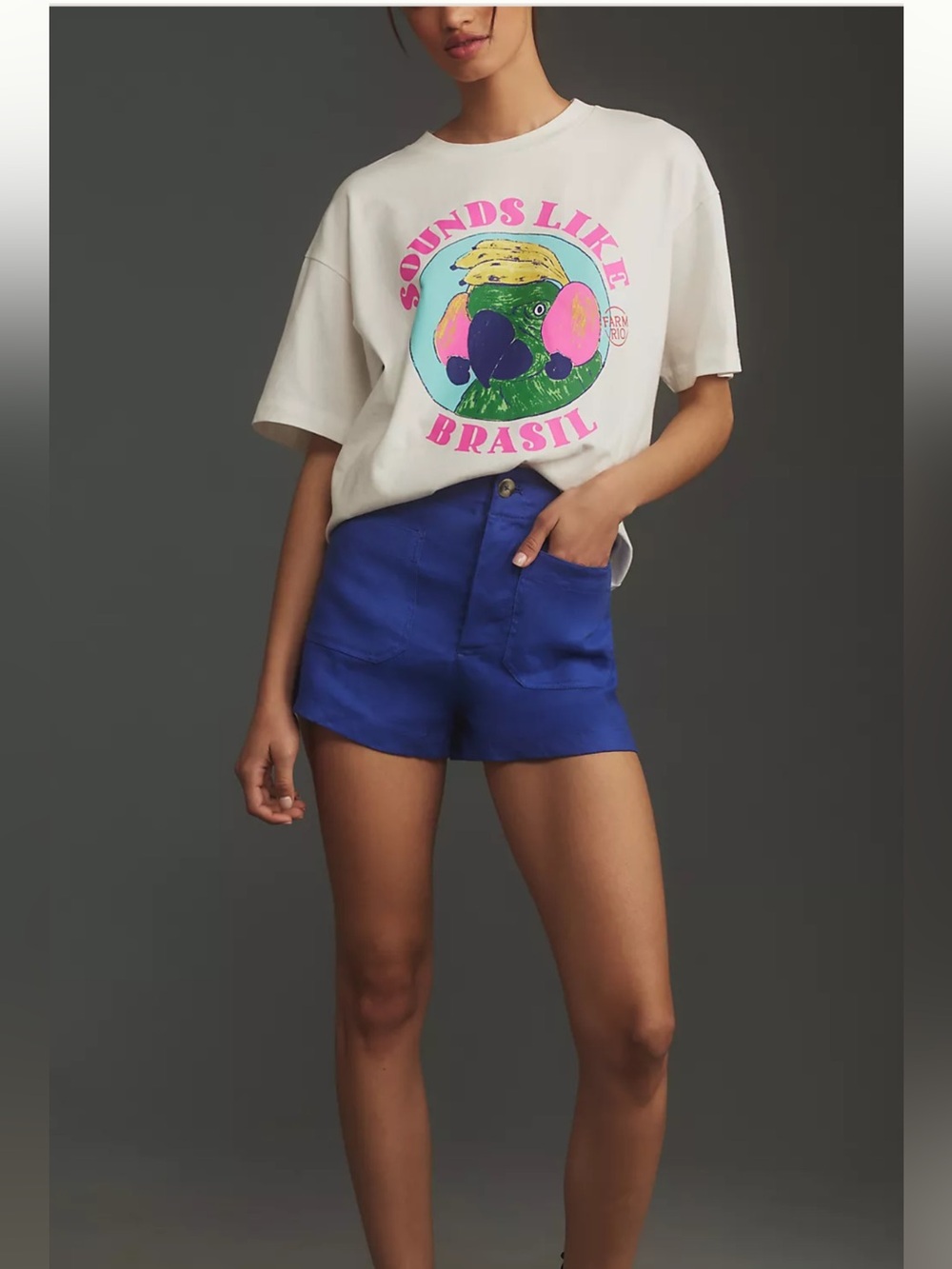 FARM Rio Sounds Like Brasil Tee Size L 🔥🔥sold out online🔥🔥🔥